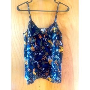 Tropical Palm/Leopard print Camisole 🐆
